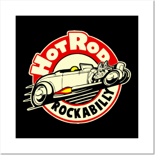 Hot Rod RockCarBilly Posters and Art